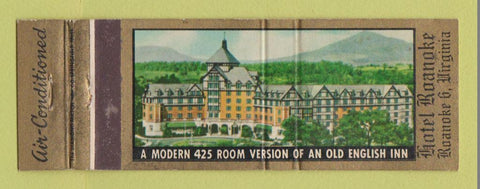 Matchbook Cover - Hotel Roanoke VA WEAR