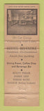 Matchbook Cover - Hotel Roanoke VA WEAR