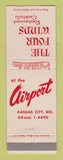 Matchbook Cover - Four Winds Restaurant At the Airport Kansas City MO
