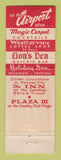 Matchbook Cover - Four Winds Restaurant At the Airport Kansas City MO