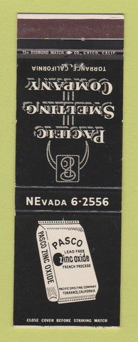 Matchbook Cover - Pasco Smelting Company Torrance CA