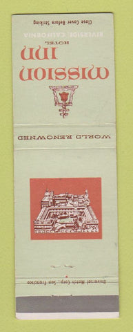 Matchbook Cover - Mission Inn Hotel Riverside CA