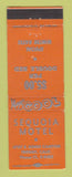 Matchbook Cover - Sequoia Motel Fresno CA