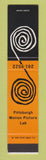 Matchbook Cover - Pittsburgh Motion Picture Lab PA SAMPLE 12 Strike