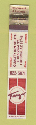 Matchbook Cover - Tango Restaurant Tucson AZ 10 Strike