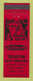 Matchbook Cover - Tolleston Auto Wrecking Gary IN