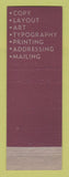 Matchbook Cover - AS Gilman Cleveland OH Printing