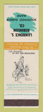 Matchbook Cover - Lawrence Robinson Insurance Southwest Harbor ME