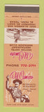 Matchbook Cover - Del Camino Motor Hotel El Paso TX