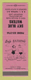 Matchbook Cover - Sky Blue Waters Tappan BC girlie
