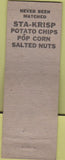 Matchbook Cover - Sta Krisp Potato Chips St Paul MN