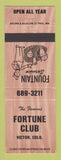 Matchbook Cover - Fortune Club Victor Colorado