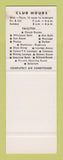 Matchbook Cover - Executive Club Toronto ON SAMPLE