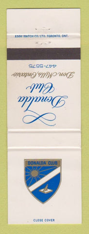 Matchbook Cover - Donalda Club Don Mills ON