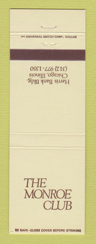 Matchbook Cover - The Monroe Club Chicago IL