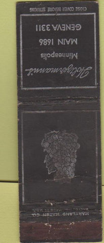 Matchbook Cover - Holtzermann's Minneapolis MN WORN