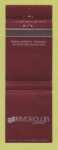 Matchbook Cover - River Club Chicago IL