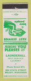 Matchbook Cover - Lauderall Laundry Beloit WI