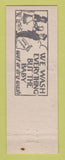 Matchbook Cover - Lauderall Laundry Beloit WI