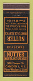 Matchbook Cover - Nutter Mortgage Service Camden NJ