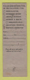 Matchbook Cover - Federal Life Insurance C Art Ruebsam Des Moines IA WEAR