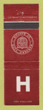 Matchbook Cover - Harvard Club of Boston MA WEAR