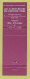 Matchbook Cover - Gull Harbour Resort Riverton MB