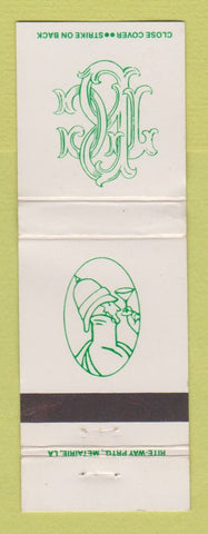Matchbook Cover - The Bombay Club WEAR