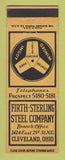 Matchbook Cover - Firth Sterling Steel Cleveland OH