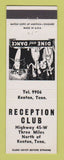 Matchbook Cover - Reception Club Kenton TN