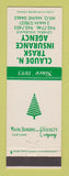 Matchbook Cover - Maine Bonding Insurance Claude Trask Milo ME