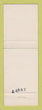 Matchbook Cover - Maine Bonding Insurance Claude Trask Milo ME