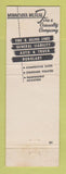 Matchbook Cover - Minnesota Mutual Insurance Flicek Montgomery MN WEAR