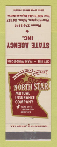 Matchbook Cover - State Insurance Agency Worthington MN