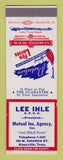 Matchbook Cover - Mutual Insurance Agency Lee Ihle Knoxville TN