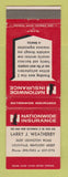 Matchbook Cover - Nationwide Insurance Larry Weatherby Louisville KY