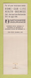 Matchbook Cover - Nationwide Insurance Larry Weatherby Louisville KY