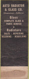 Matchbook Cover - OLD Auto Radiator Repair St Paul MN WORN