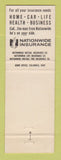 Matchbook Cover - Nationwide Insurance Hilton Farley Parkman OH