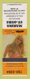 Matchbook Cover - Marina St Ours QC pinup