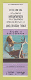 Matchbook Cover - Paul Rochefort Reparation De Motos Beaupre QC pinup