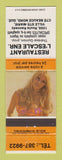 Matchbook Cover - Restaurant L'Escale Ville Ste Marie QC pinup