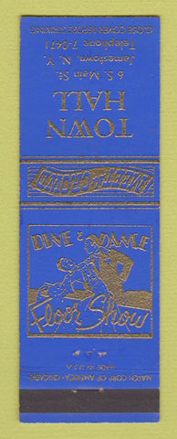 Matchbook Cover - Town Hall Jamestown NY