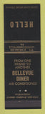 Matchbook Cover - Bellevue Diner Montgomeryville PA