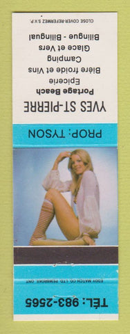 Matchbook Cover - Yves St Pierre Epicerie Portage Beach ON? Pinup