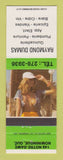 Matchbook Cover - Raymond Dumas Nominique QC pinup hardware