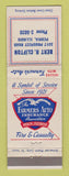 Matchbook Cover - Farmers Auto Insurance Bert Clifton Peoria IL