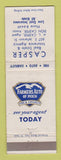 Matchbook Cover - Farmers Auto Insurance of Pekin Casper Real Estate WEAR