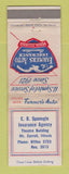 Matchbook Cover - Farmers Auto Insurance of Pekin Spanogle Mount Carroll IL