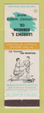 Matchbook Cover - Robinson Insurance Southwest Harbor ME Norman Rockwell #3 WEAR